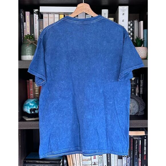🐿️ NWOT Ice Cube Today Was A Good Day Acid Wash Blue Unisex Short Sleeve Tee Lg - Picture 2 of 4